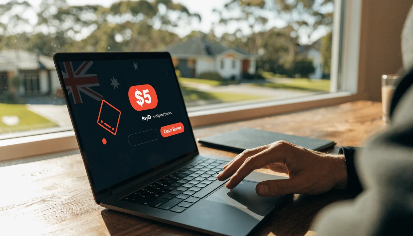 $5 No Deposit PayID Casino Bonus Australia